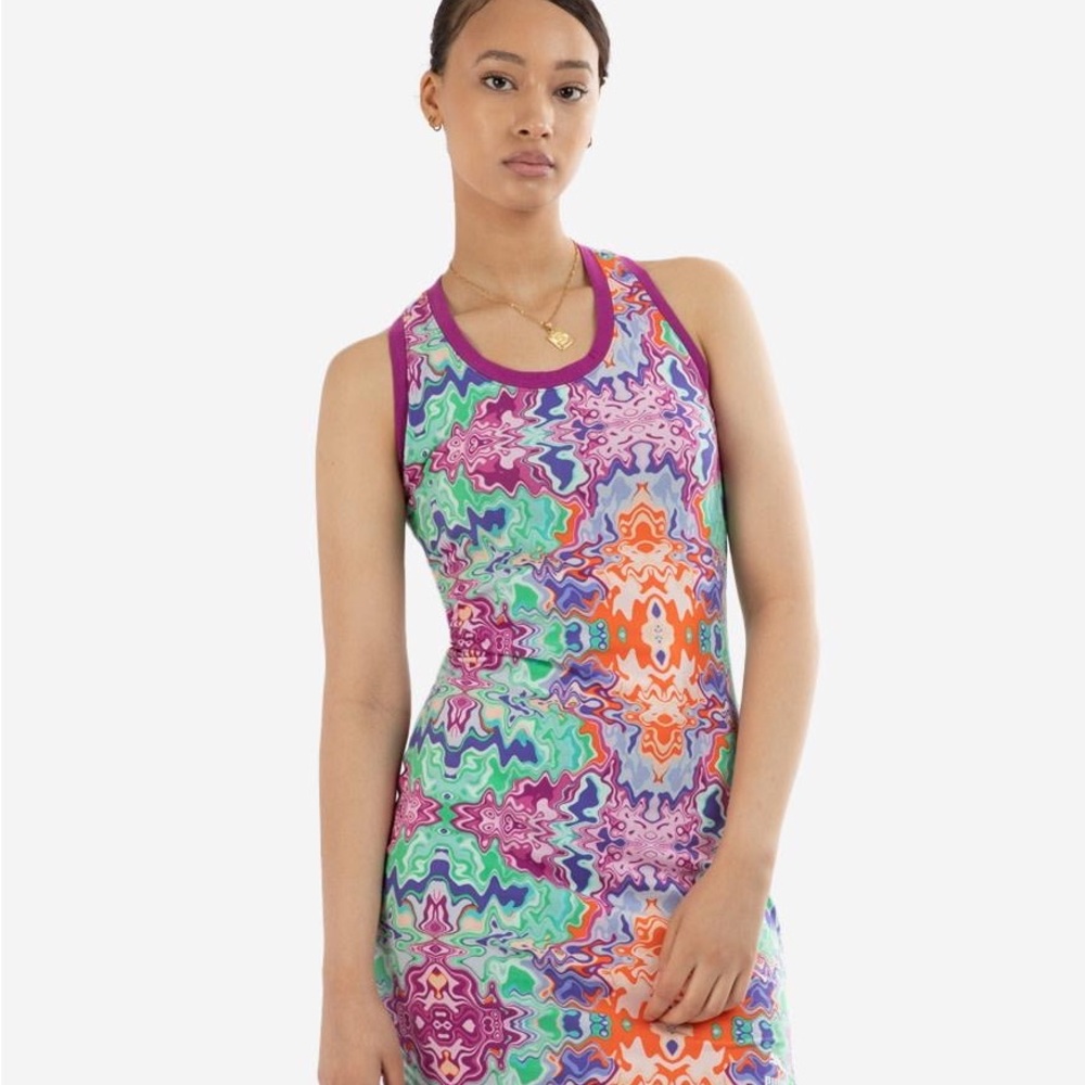 Puma special edition vintage retro funky tie dye tennis dress